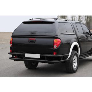Zadnji zaščitni lok AK0022 Black (nerjaveče jeklo) Mitsubishi L200 2006–2015