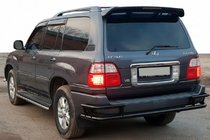 Lexus LX470 1998–2007 Zadnji zaščitni lok AK009-15 Black (nerjavno jeklo) fotografija 1