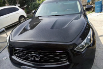 Infiniti QX70 2013–2019 Pokrov motorja (karbon) fotografija 1