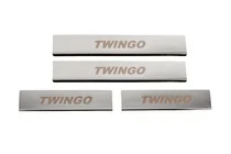 Renault Twingo 2007–2014 Carmos pragovne letve iz nerjavečega jekla fotografija 1