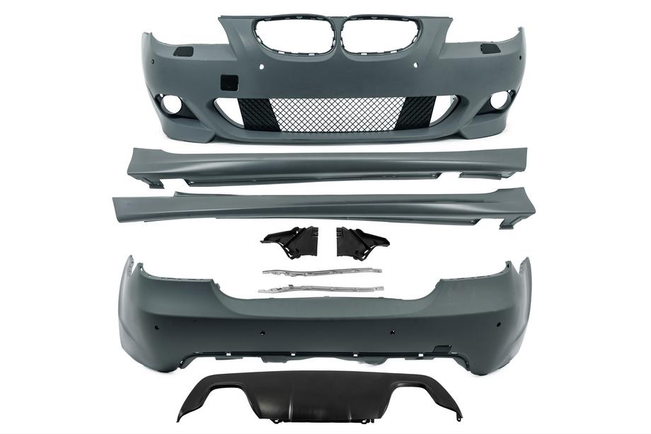 BMW Serija 5 E60/E61 2003–2010 M-Sport body kit (za E60) Dvojni izpušni zaključek na eni strani Fotografija 2