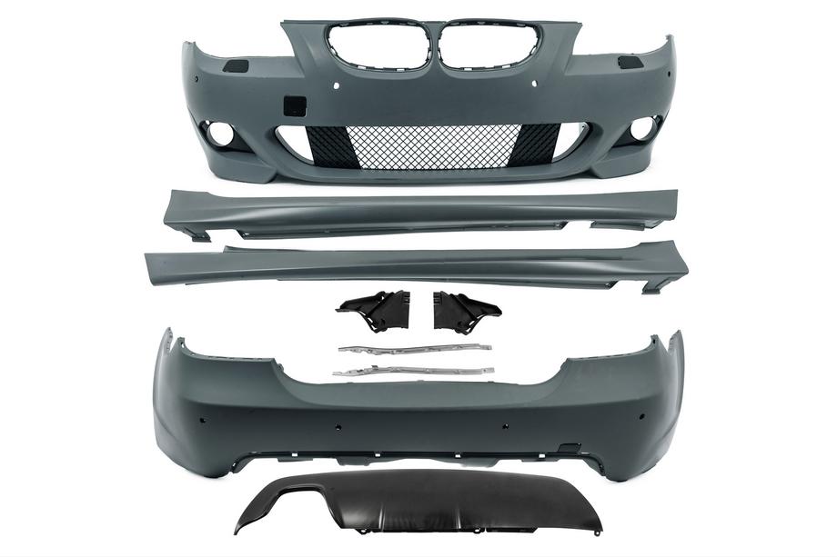 BMW Serija 5 E60/E61 2003–2010 M-Sport body kit (za E60) Dvojni izpušni zaključek na eni strani Fotografija 3