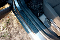 Renault Duster 2024– EuroCap notranje obloge pragov (mat, 4 kos, ABS) fotografija 1