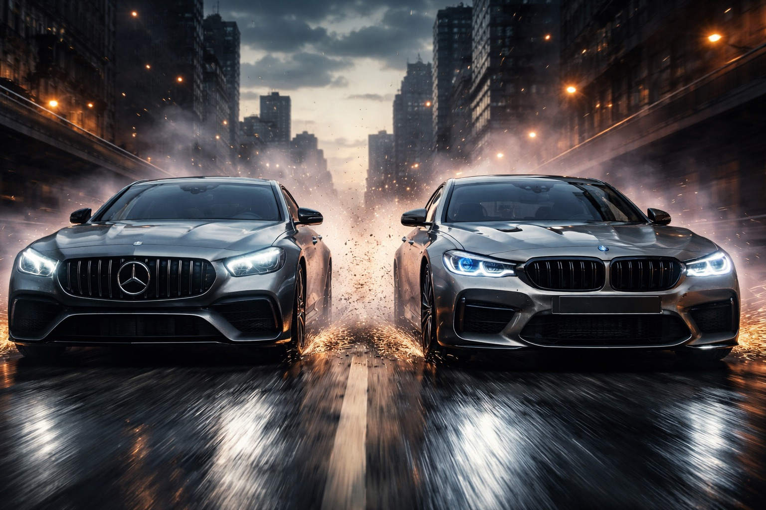 Mercedes ali BMW: spopad titanov