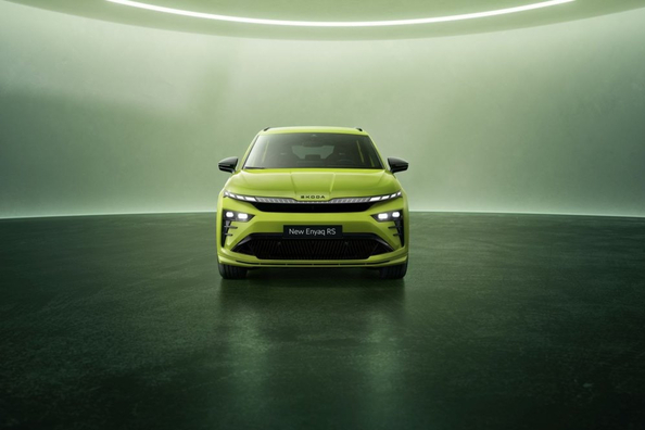 Test Skoda Enyaq RS: športni električni paradni model po prenovi 2025 Fotografija 3