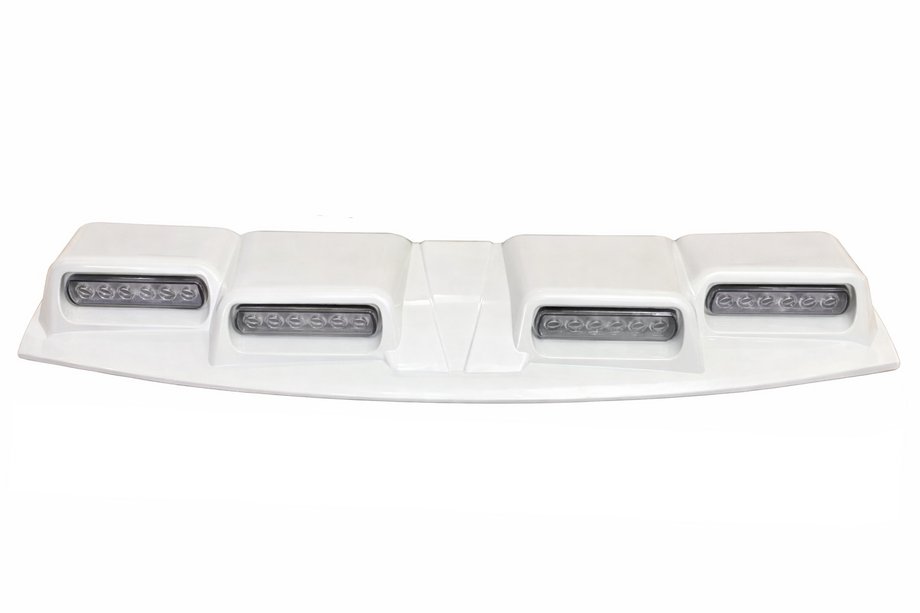 Toyota Land Cruiser Prado 250 2023– Senčnik za vetrobransko steklo z LED (bel) Fotografija 2