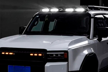 Toyota Land Cruiser Prado 250 2023– Vizir vetrobranskega stekla z LED (Črn) fotografija 2