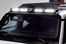 Toyota Land Cruiser Prado 250 2023– Vizir vetrobranskega stekla z LED (Črn) fotografija 1