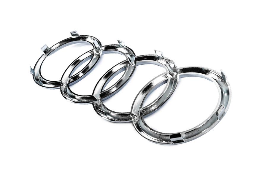 Audi Sprednja emblema Audi, kromirana (285 x 100 mm) Fotografija 5