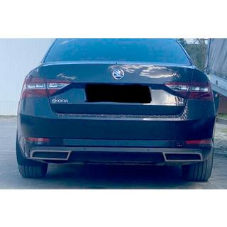 Carmos zaključne obloge odbijača, nerjaveče jeklo (2 kosa) Skoda Superb 2015–2024 fotografija 3