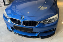 BMW serija 4 F32/F33/F36 2012–2020 Lip spojler sprednjega odbijača Lip EuroCap (za M-Sport, 2014-2017, sijajno črna) fotografija 2
