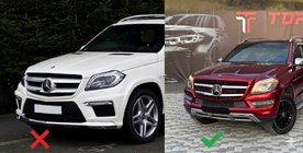 Mercedes GL/GLS razred X166 2012–2019 Sprednja maska GT Panamericana (za GL Low) fotografija 2