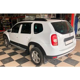 Nastavki blatniških lokov z letvicami EuroCap (12 kos, gladki, mat črna, ABS) Renault Duster 2008–2017 fotografija 2