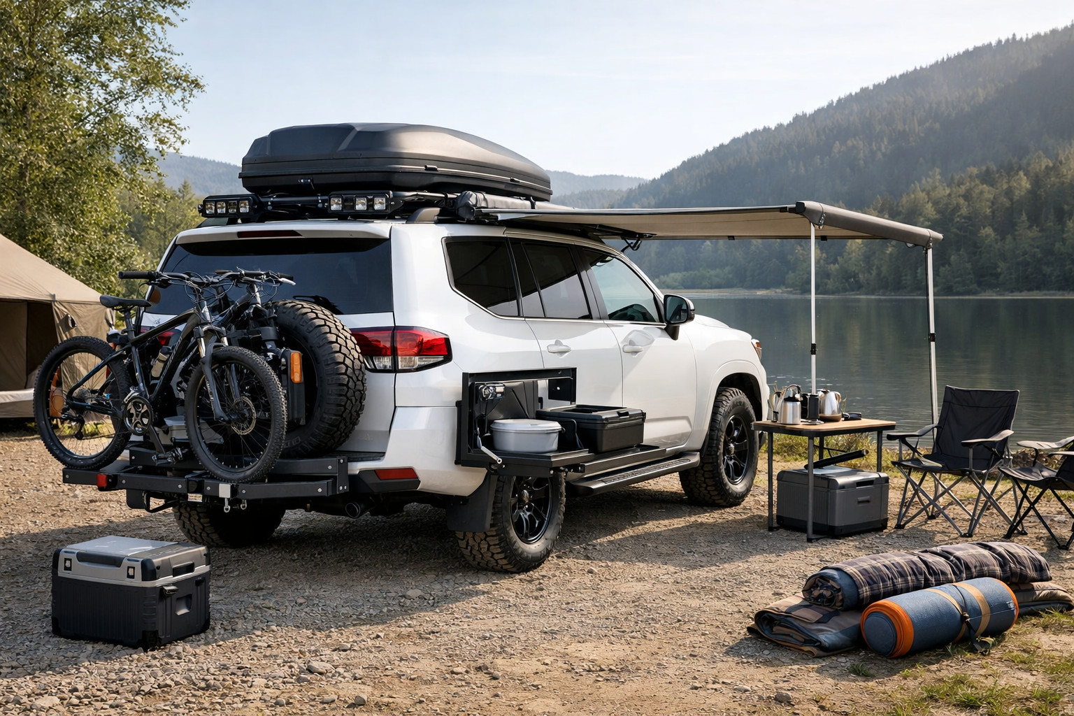 Paket predelav Toyota Land Cruiser 300 za družinska potovanja