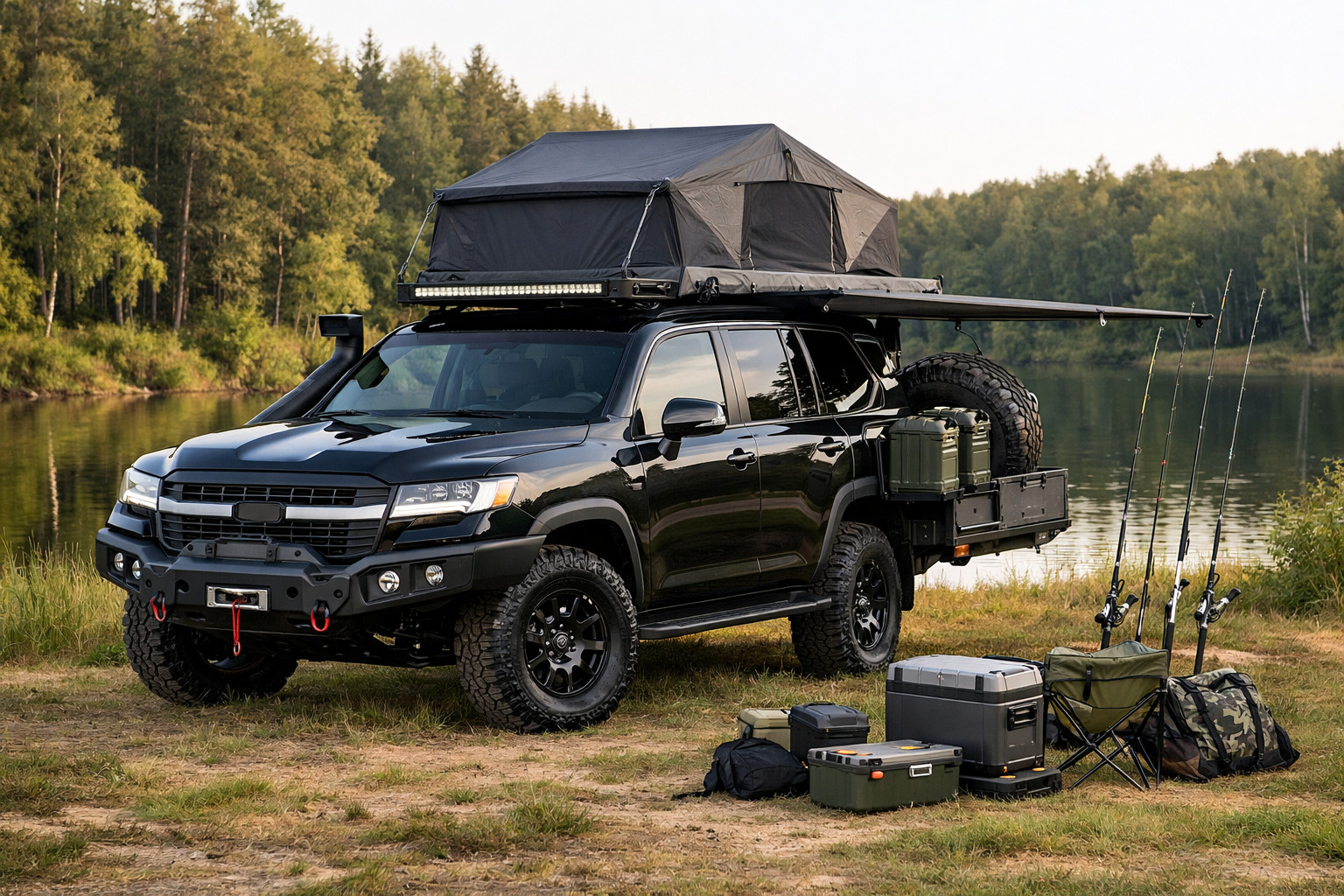 Kaj se na Toyota Land Cruiser 300 res splača predelati za ribolov in izlete v naravo