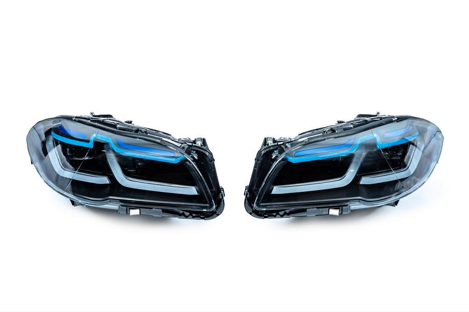 BMW serija 5 F10/F11 2010–2016 Sprednji žarometi Full LED G30 Laser v slogu LCI (2010-2013, 2 kosa) Fotografija 1