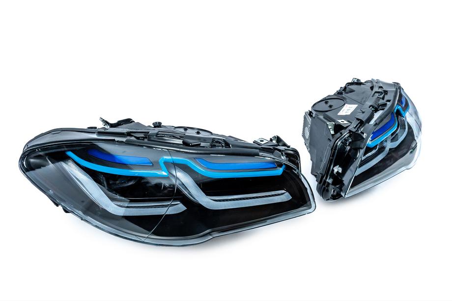 BMW serija 5 F10/F11 2010–2016 Sprednji žarometi Full LED G30 Laser v slogu LCI (2010-2013, 2 kosa) Fotografija 2