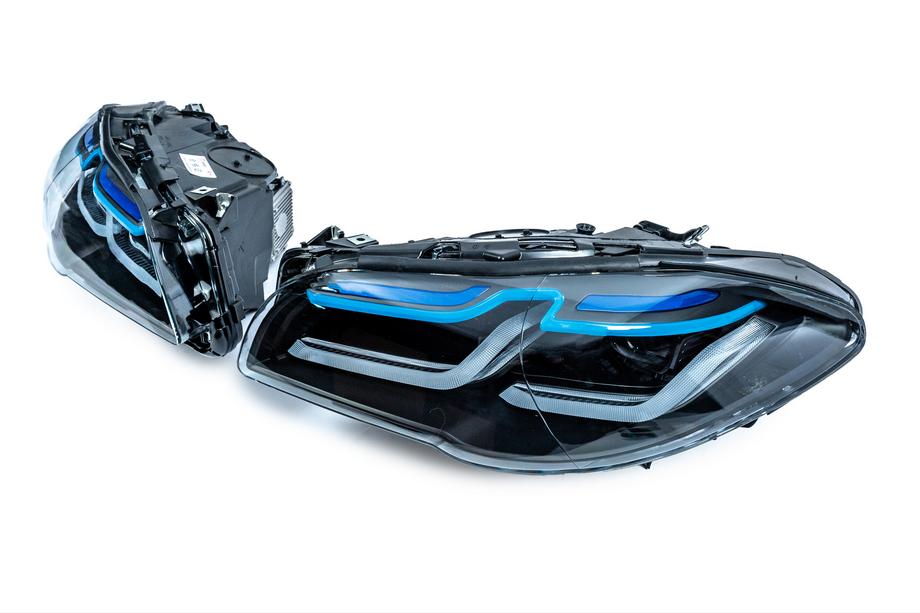 BMW serija 5 F10/F11 2010–2016 Sprednji žarometi Full LED G30 Laser v slogu LCI (2010-2013, 2 kosa) Fotografija 3