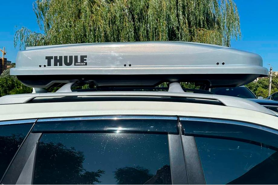 Nissan X-trail T32/Rogue 2014–2021 Strešni nosilec (prečke) za OEM strešne letve (2 kos) Črna Fotografija 6