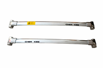 Toyota Land Cruiser 200 2007–2021 Strešni nosilec (prečke) za OEM strešne letve (2 kos) Siva fotografija 12
