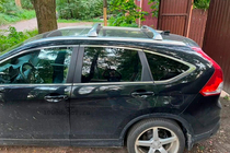 Honda CRV 2012–2016 Strešni prtljažnik (prečne palice) za integrirane strešne nosilce OEM (2 kos) fotografija 2