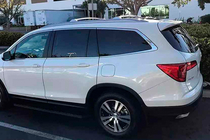 Honda Pilot 2015–2022 Strešni prtljažnik (prečne palice) za integrirane strešne nosilce OEM (2 kos) Siva fotografija 5