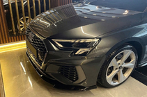 Audi A3 2020– Sprednji lip spojler EuroCap (Za S-line, 2020-2024, ABS) fotografija 3