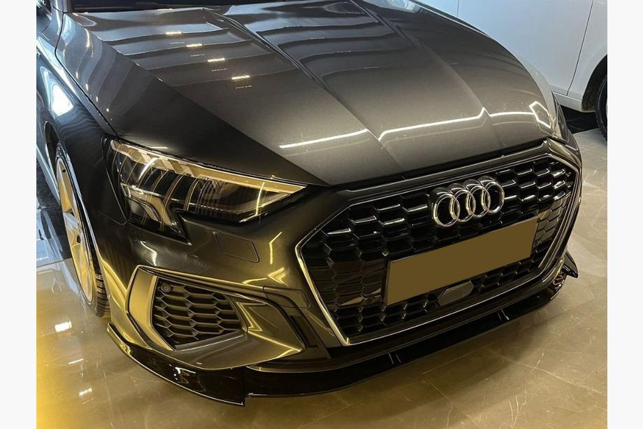 Audi A3 2020– Sprednji lip spojler EuroCap (Za S-line, 2020-2024, ABS) Image