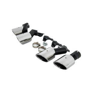 Izpušni zaključki V2 Silver v slogu X6M F96 fotografija 3