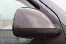 Volkswagen Amarok 2010–2022 Karbonski pokrovi ogledal (2 kosa, pravi karbonski material) fotografija 4