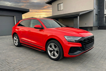 Audi Q8 2018– Bočne stopnice Maya Red (2 kos, aluminij) fotografija 3