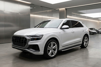 Audi Q8 2018– Bočne stopnice Maya V2 (2 kos, aluminij) fotografija 1