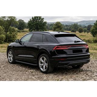 Stranski pragovi Tayga Black (2 kos, aluminij) Audi Q8 2018– fotografija 1