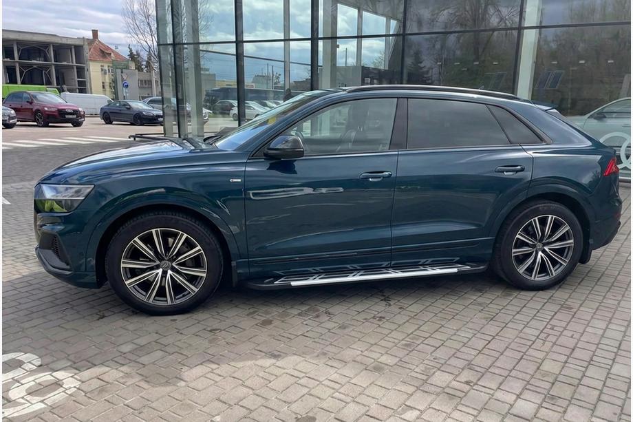 Audi Q8 2018– Stranske stopnice Sunrise (2 kos, aluminij) Image