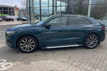 Audi Q8 2018– Stranski pragovi Line (2 kos, aluminij) fotografija 1