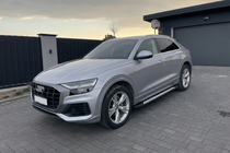 Audi Q8 2018– Stranske stopnice Vision New Grey (2 kos, aluminij) fotografija 1