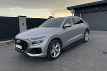 Audi Q8 2018– Bočne stopnice Bosphorus Black (2 kos, aluminij) fotografija 1