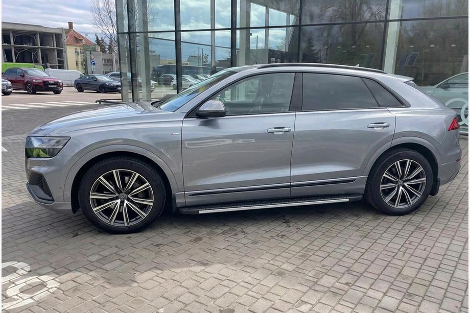 Audi Q8 2018– Bočne stopnice Bosphorus Grey (2 kos, aluminij) Image