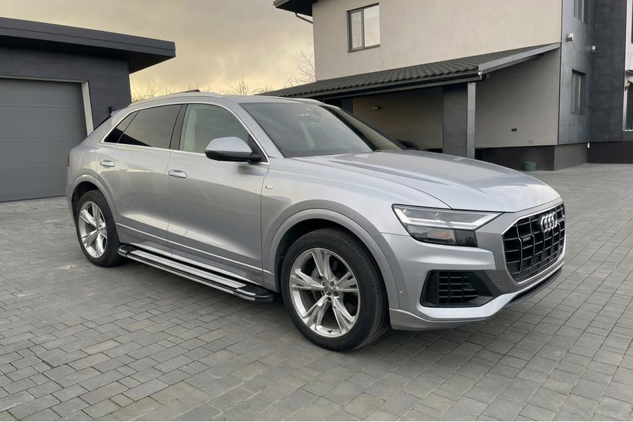 Audi Q8 2018– Stranske stopnice Rainbow (2 kos, aluminij) Image