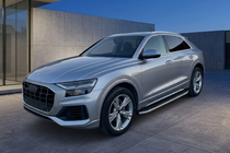 Audi Q8 2018– Bočne stopnice Duru (2 kosa, aluminij) fotografija 1