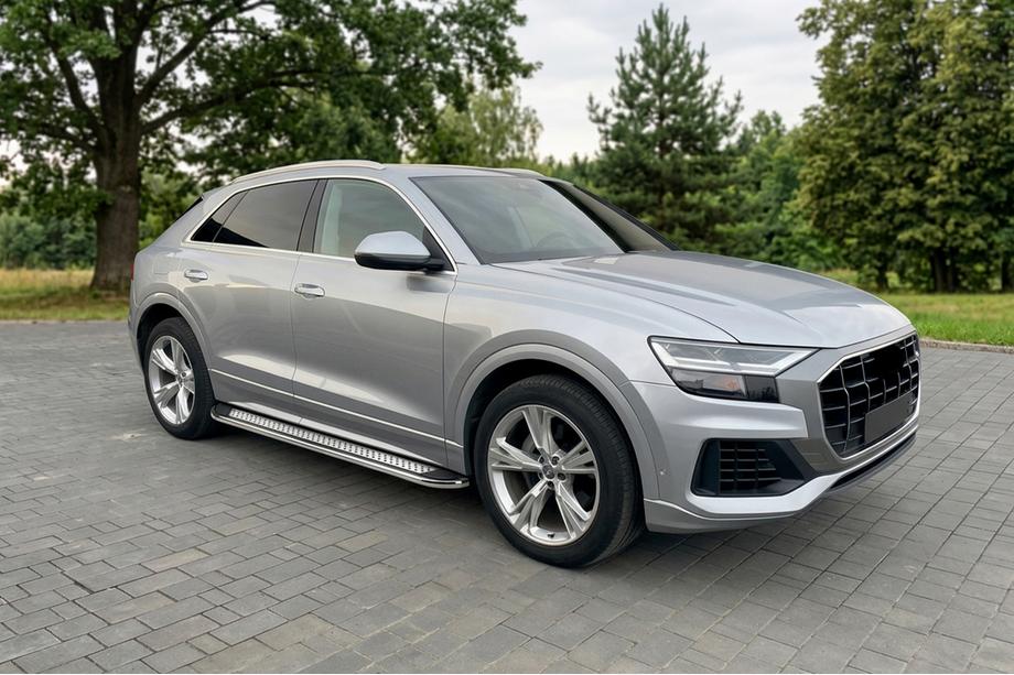 Audi Q8 2018– Stranski pragovi Maydos V2 (2 kos, aluminij / nerjaveče jeklo) Image
