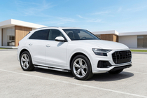 Audi Q8 2018– Mevsim Grey bočne stopnice (2 kos, aluminij) fotografija 1