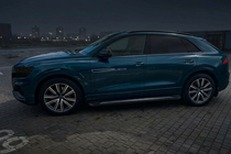 Audi Q8 2018– Stranske stopnice Vision New Black (2 kos, aluminij) fotografija 3