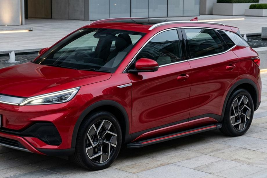 BYD Atto 3 2021– Bočne stopnice Maya Red (2 kos, aluminij) Image