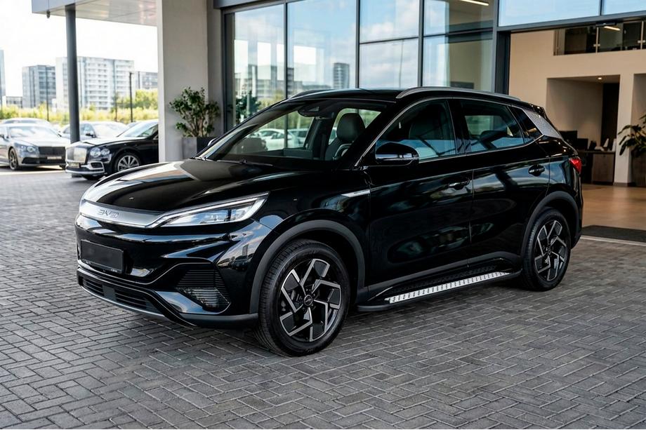 BYD Atto 3 2021– Stranske stopnice Vision New Black (2 kos, aluminij) Fotografija 1
