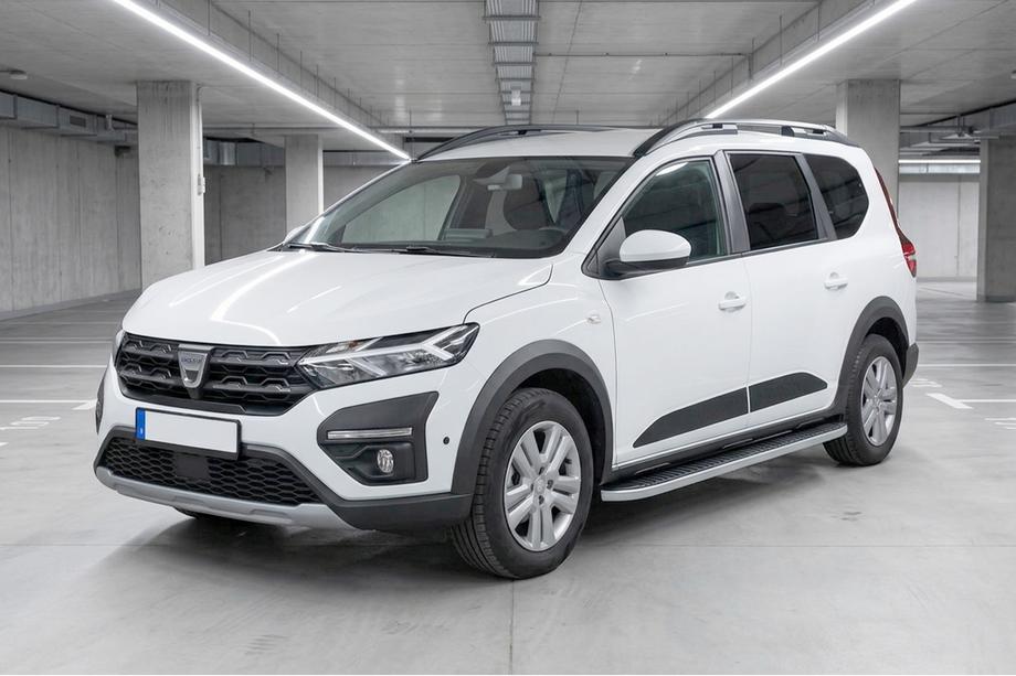 Dacia Jogger 2022– Stranske stopnice Tayga Grey (2 kosa, aluminij) Image