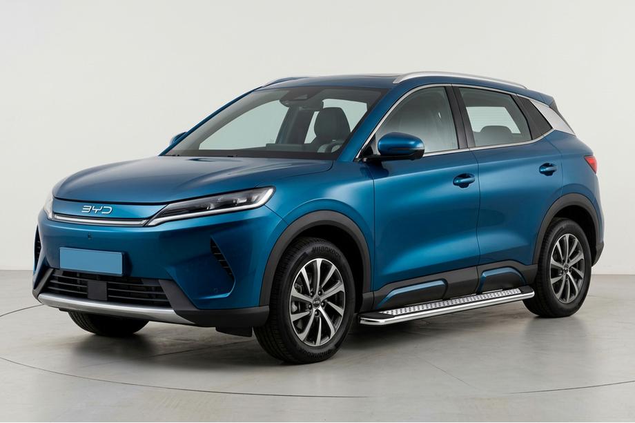 BYD Atto 2/Yuan Up 2024– Stranski pragovi Maydos V2 (2 kos, aluminij / nerjaveče jeklo) Image