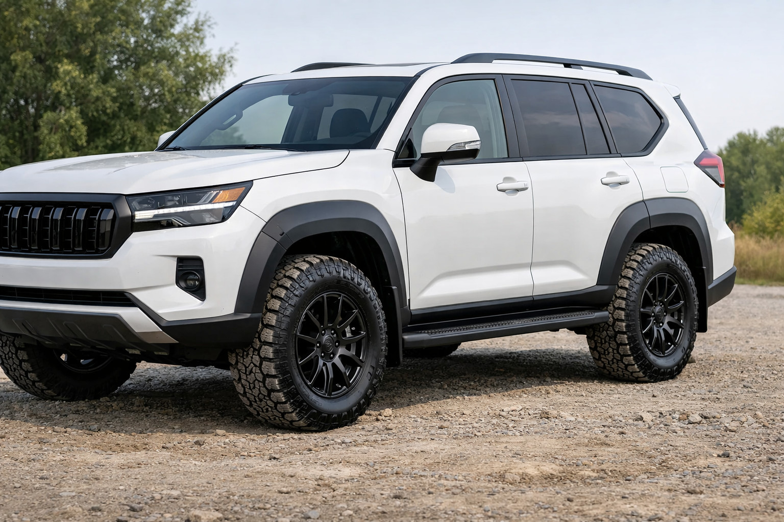 Toyota Land Cruiser Prado 250: kaj namestiti proti blatu na bokih in ozkim blatniškim lokom