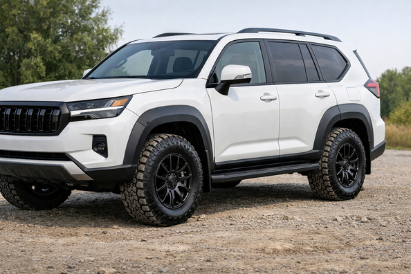 Toyota Land Cruiser Prado 250: kaj namestiti proti blatu na bokih in ozkim blatniškim lokom
