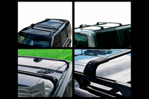 Land Rover Discovery IV 2009–2017 Strešni prtljažnik (prečne palice) za integrirane strešne nosilce OEM (2 kos) Črna fotografija 4